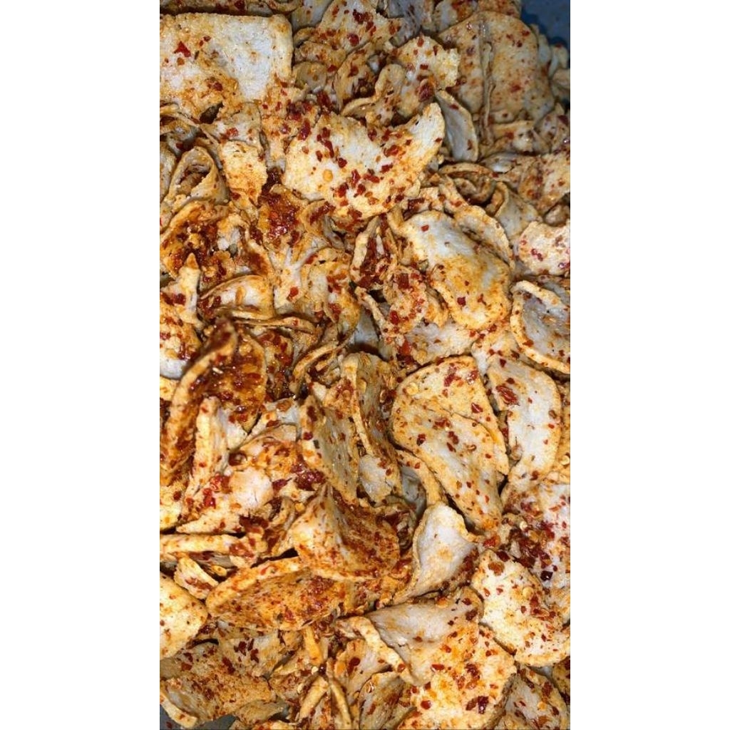 

Basreng extra pedas daun jeruk 1kg, 500gr,250gr