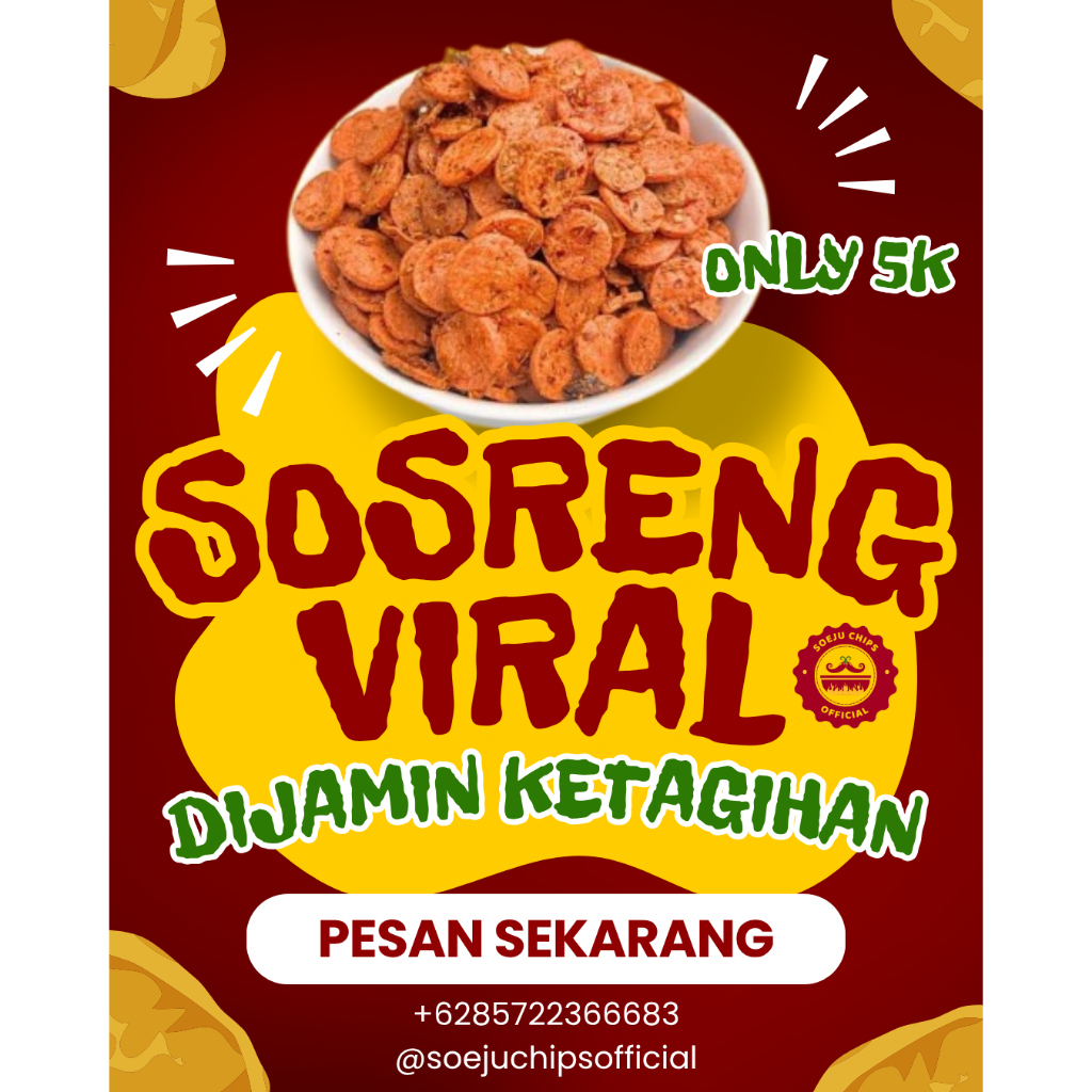 

KRIPIK SOSIS GORENG VIRAL PEDAS DAUN JERUK BY SOEJU CHIPS