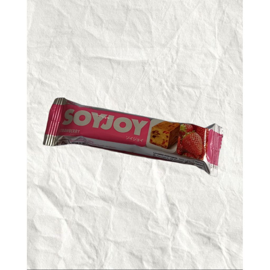 

Soyjoy Snack Bar Stroberi 30gram (isi 24 pcs)