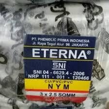Eterna Kabel Listrik NYM 3x2,5mm 50meter / Kabel SNi