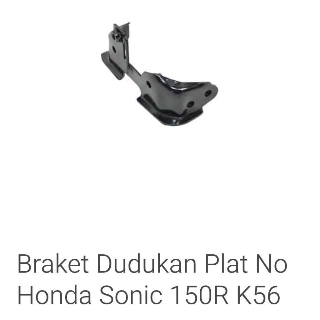 61314K56N00 Breket Braket Dudukan Plat Nomor Sonic K56 2015-2025 Asli Ori Honda AHM