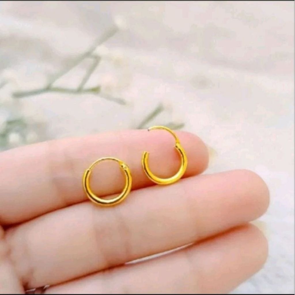 anting gipsy anak bayi titanium gold fashion anak terlaris