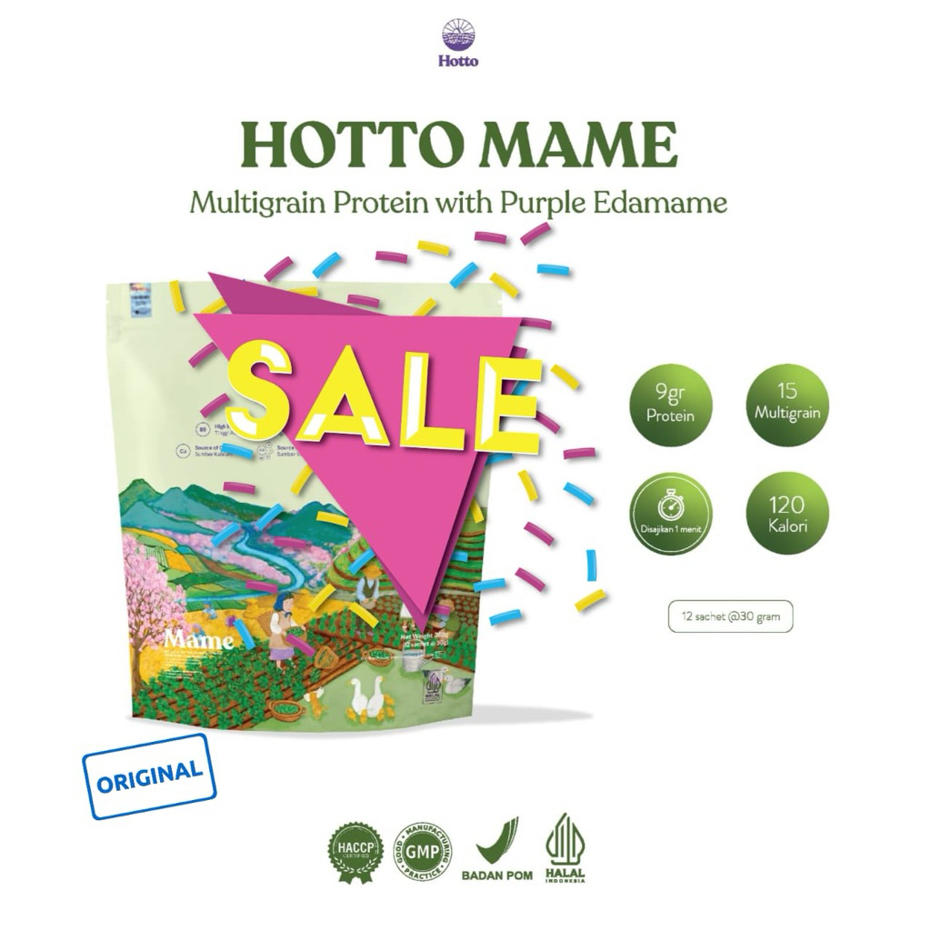 

HOTTO MAME MULTIGRAIN FIBER PROTEIN
