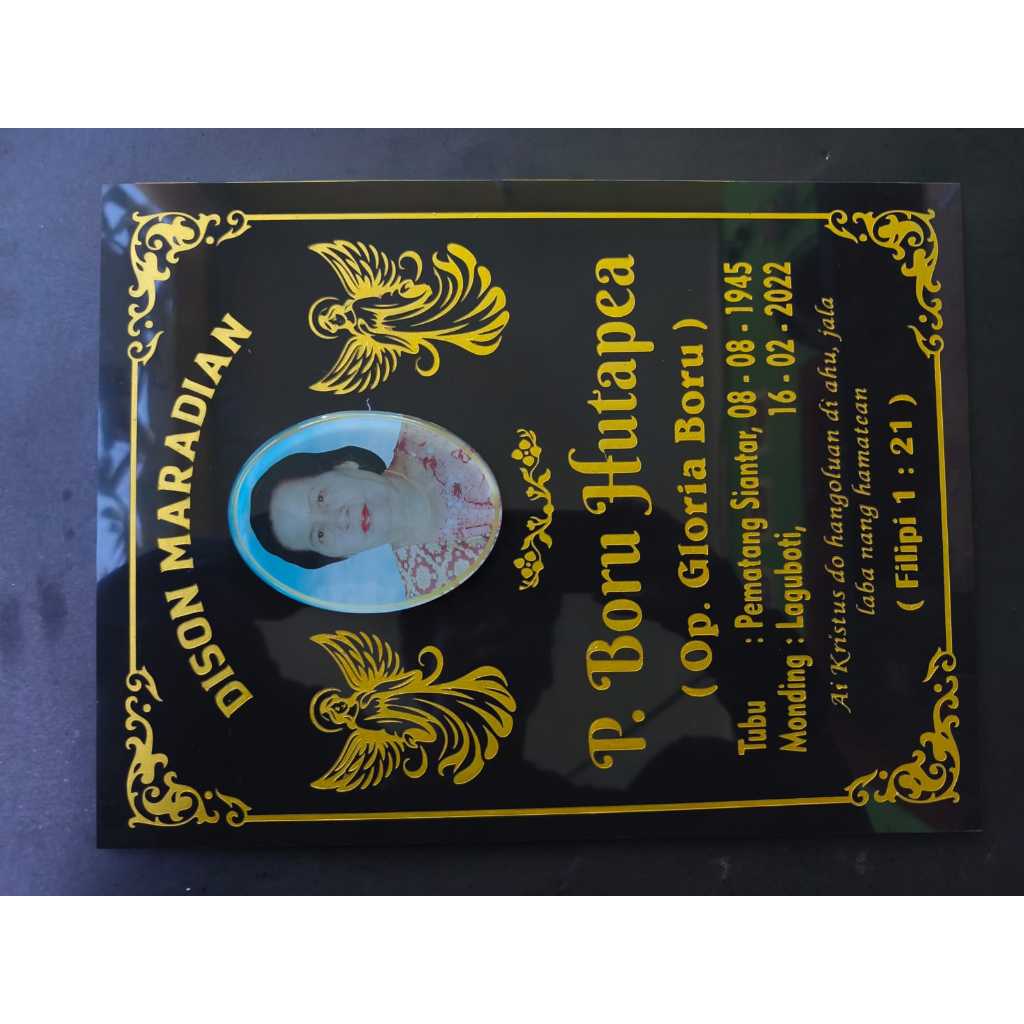 batu nisan makam / batu nisan ukuran 20x20 + foto