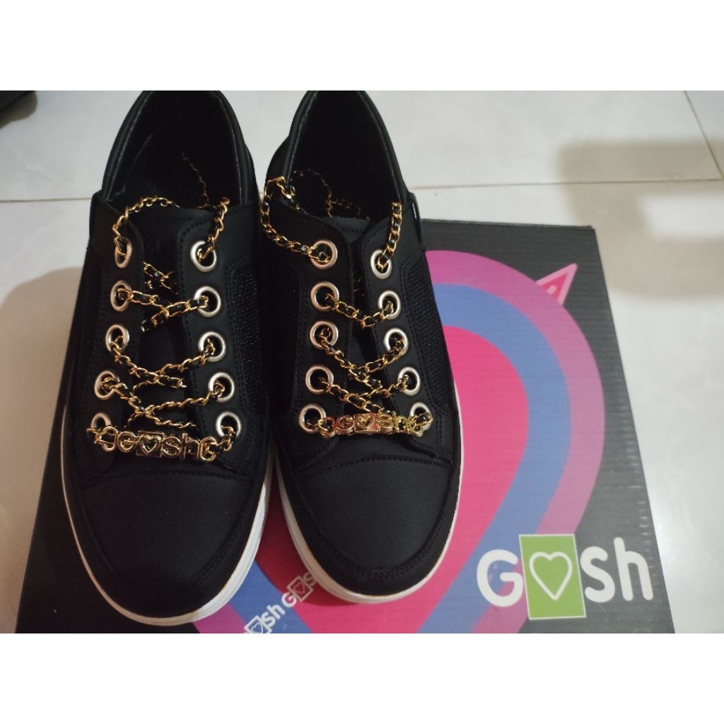 SEPATU Gosh ORI HITAM 38