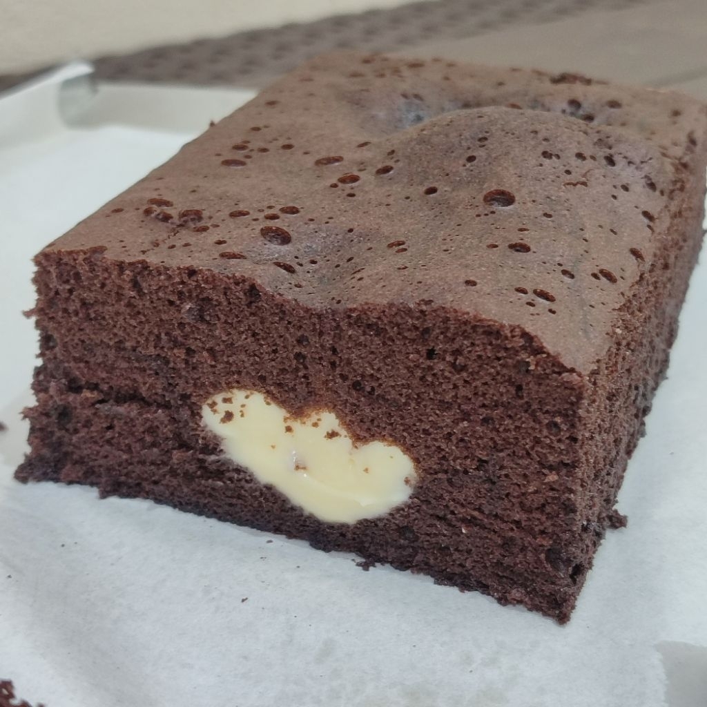 

Brownies Kukus Keju Lumer