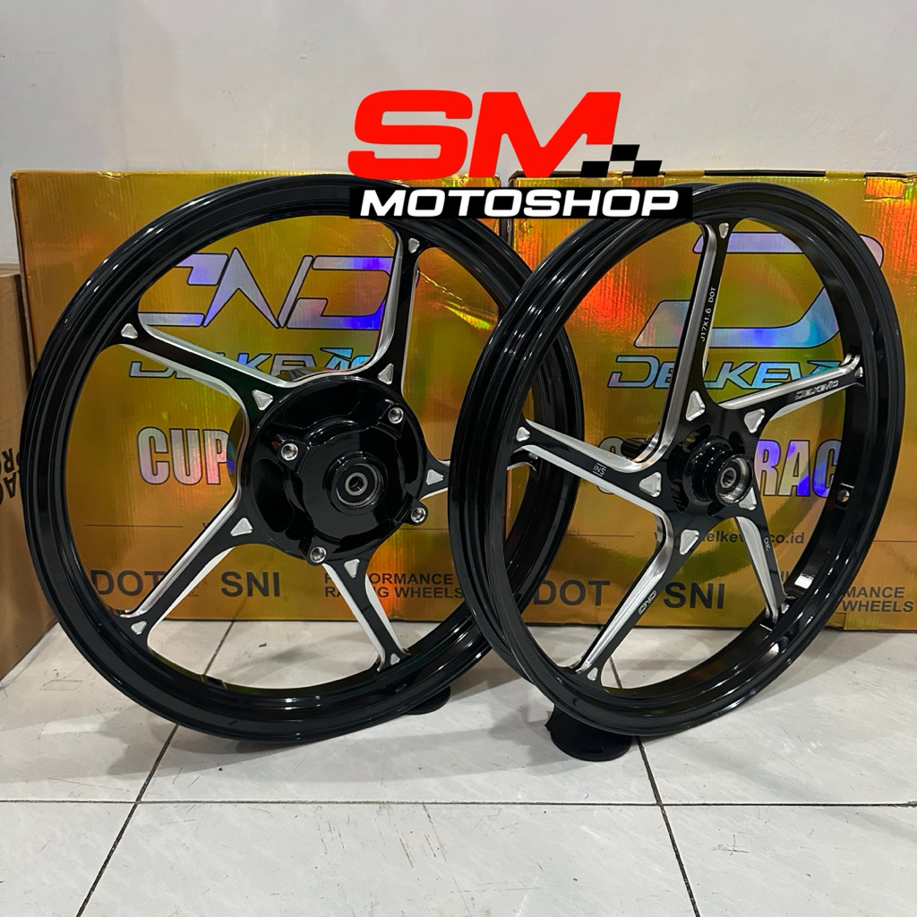 PELEK DND DELKEVIC ORIGIAL VELG HONDA SUPRA GTR 150R RING 17 17x160& 17x185 DND D55 MODEL AK55 Ak 55