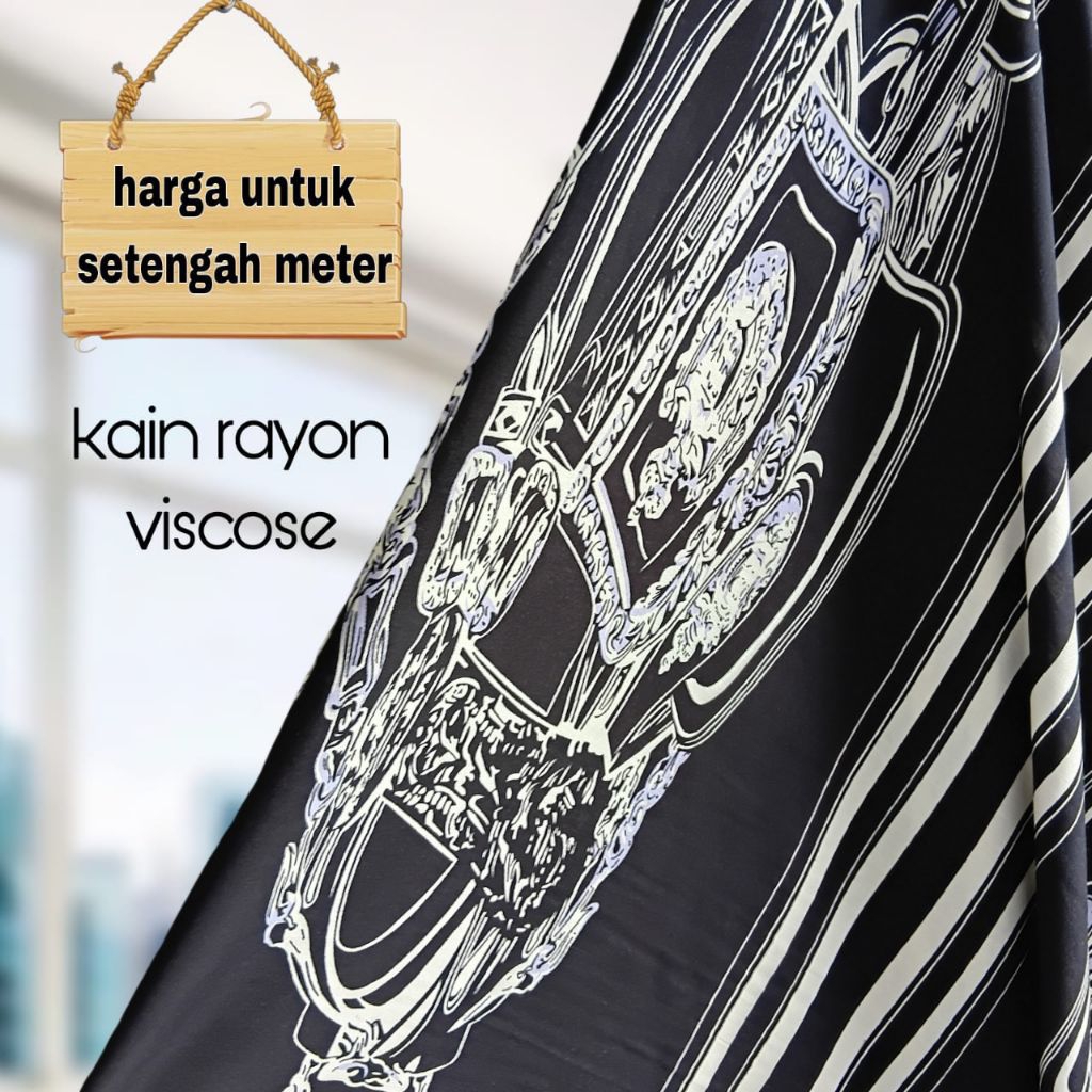 Kain Katun Rayon Viscose Motif Etnik Terbaru