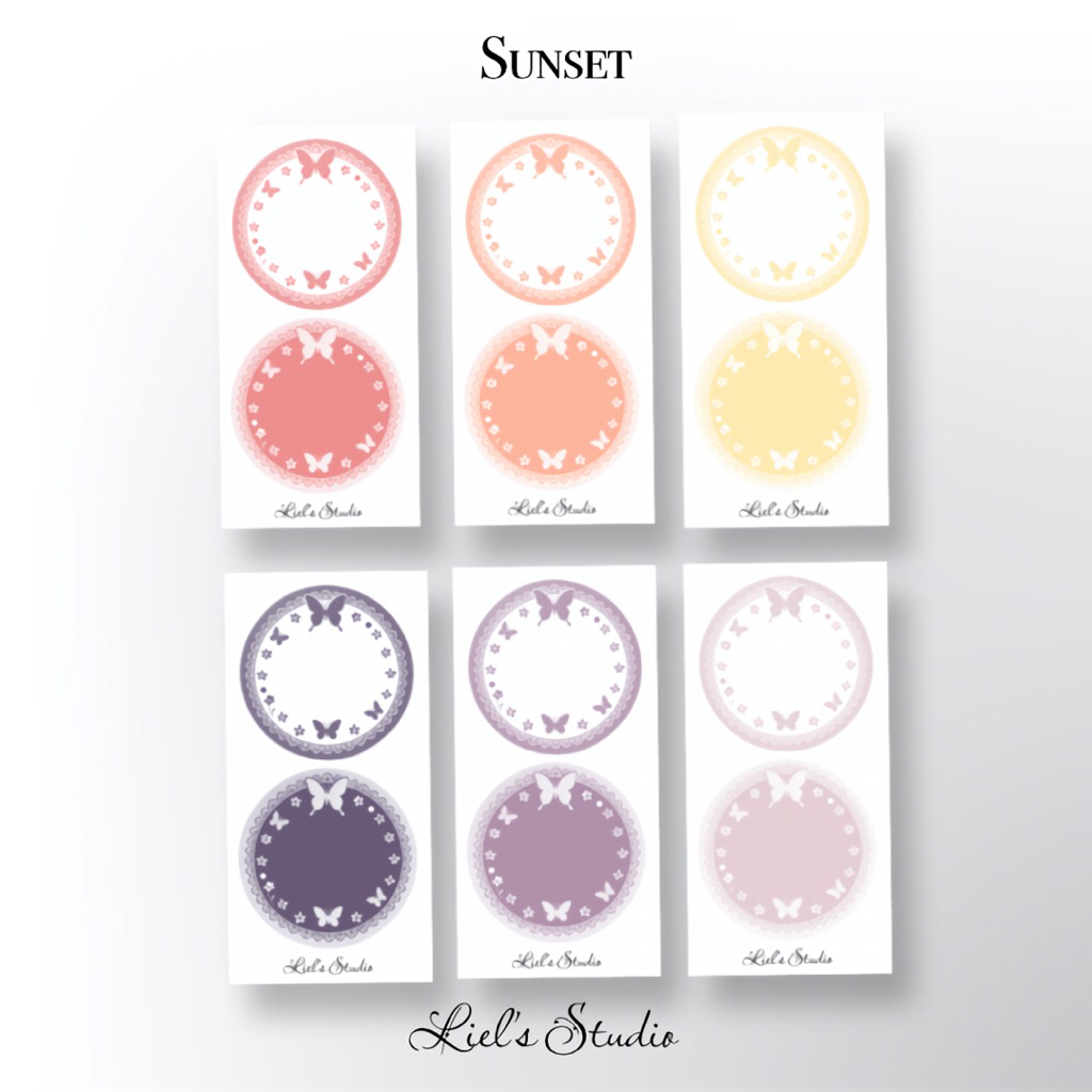

Liel’s Studio Circle Butterfly Paper dor journaling and scrapbooking