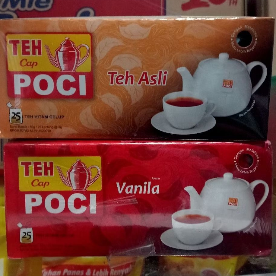 

Teh Poci Celup (Original, Vanila, Melati & Lemon)