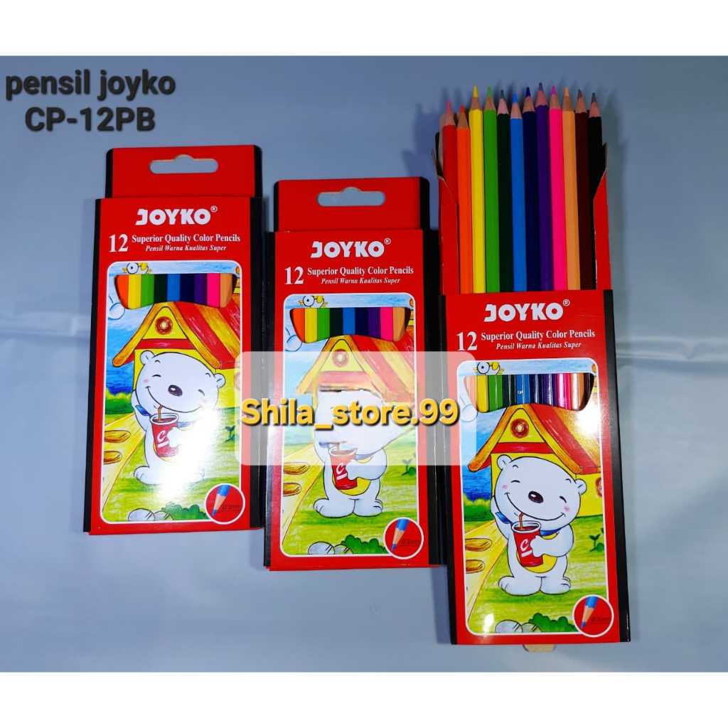 

Pensil Warna Joyko [CP-12PB/12 pcs] / Alat Tulis Gambar Pencil Colour [1 Pack]