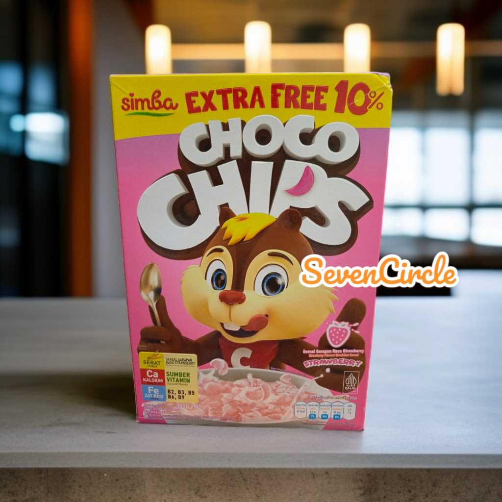

SIMBA Choco Chips Strawberry 330g – Sereal Renyah Rasa Stroberi, Yang Pasti Enak Banget!