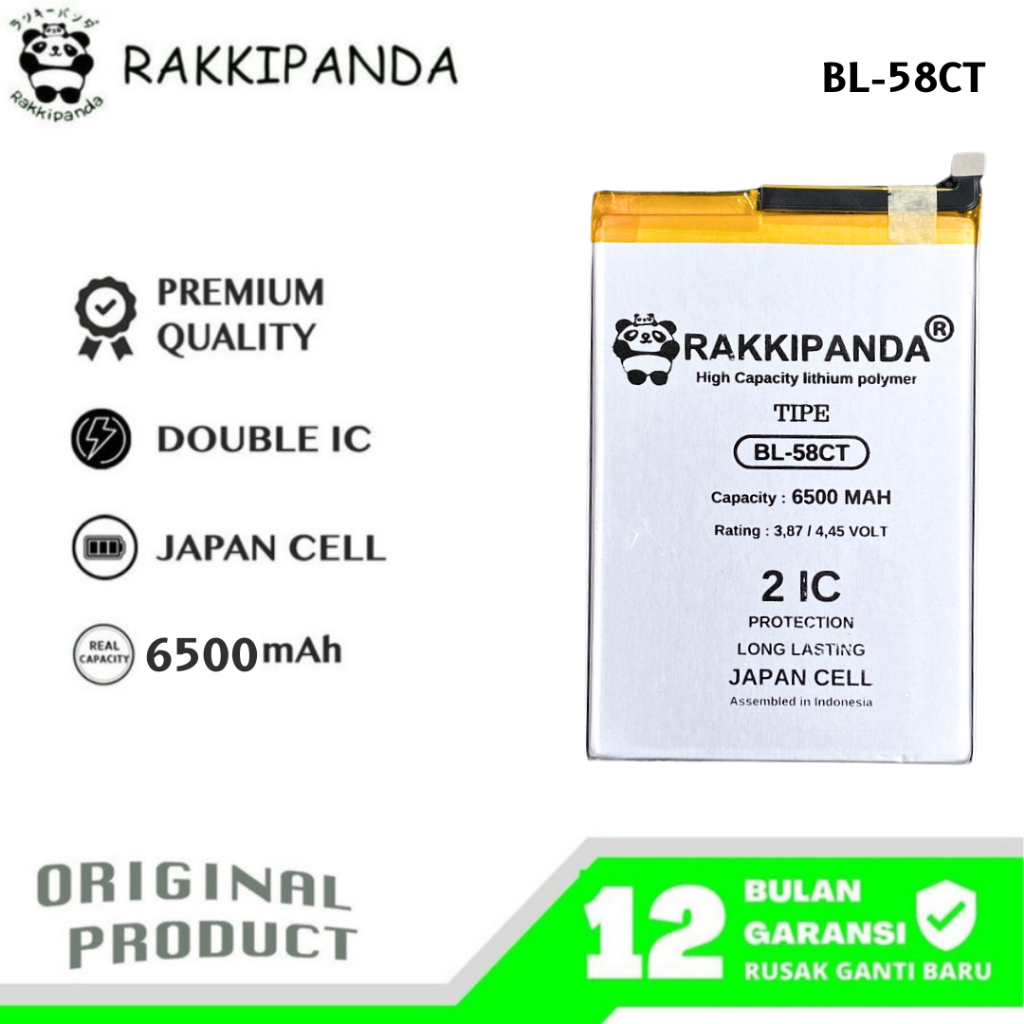 RakkiPanda - BL-58CT Tecno Spark 7 Pro Batre Batrai Baterai