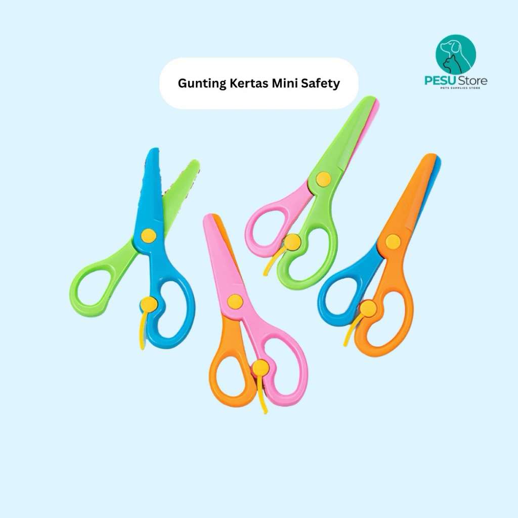 

Gunting Kertas Anak Mini – Safety Scissors Warna-Warni | Aman & Tidak Tajam