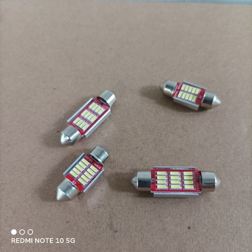1pcs bohlam plafon led original berkualitas lampu kabin mobil led