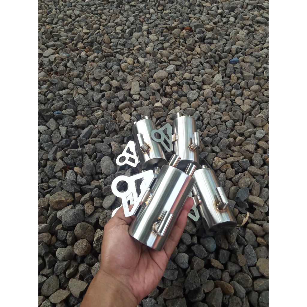 Tabung Hawa Honda KLX CRF 3 Lubang PNP Rangka Tinggal Pasang