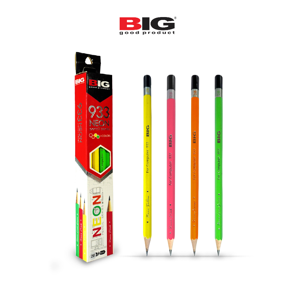 

PENSIL 2B BIG 933(NEON 1 PACK