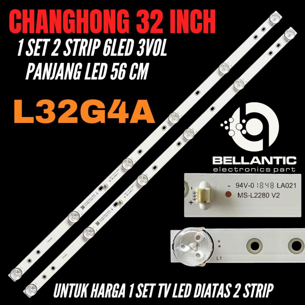 BACKLIGHT TV LED CHANGHONG 32 INCH L32G4A BACKLIGHT TV LED 32 INCH