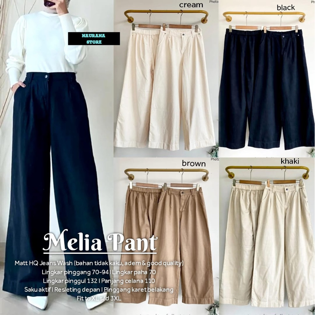 MELIA PANT JEANS TERBARU by NAURANA