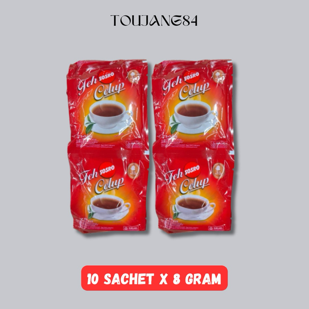 

Sosro Teh Celup Black Tea Rcg 10 Sachet@8g