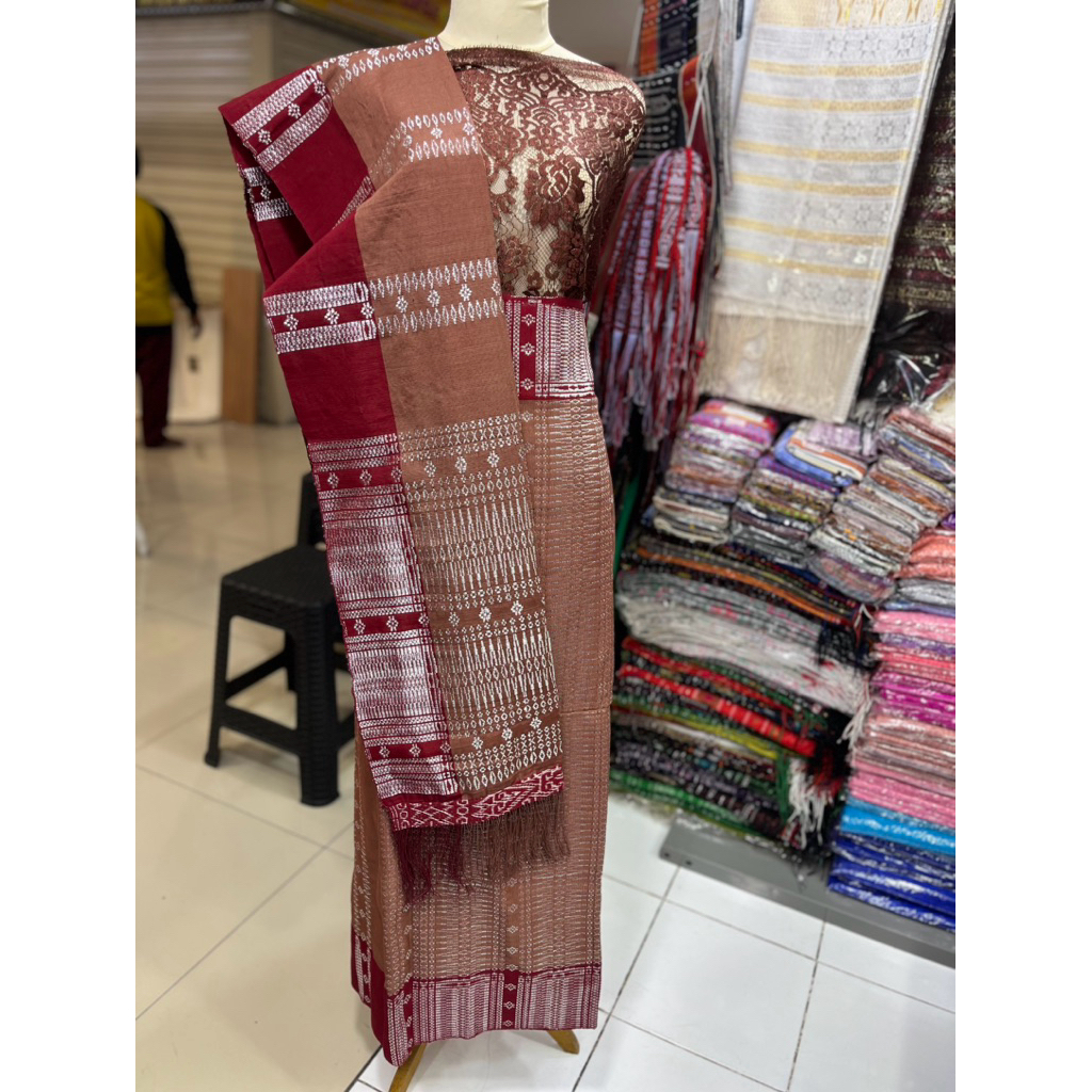 Songket tenun tangan asli tarutung pucca bintik purada korea