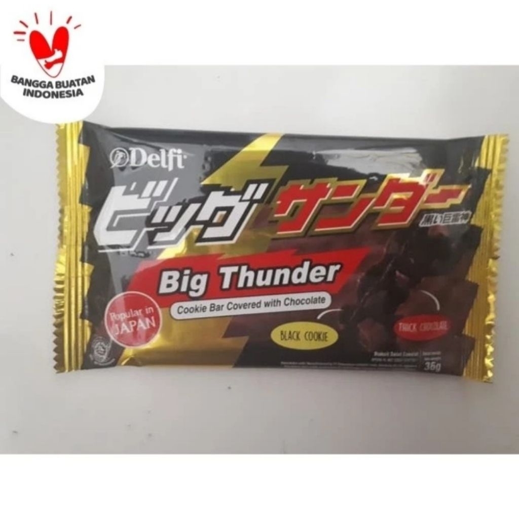 

Delfi Big Thunder Cookie Bar Covered With Chocolate 36 gram