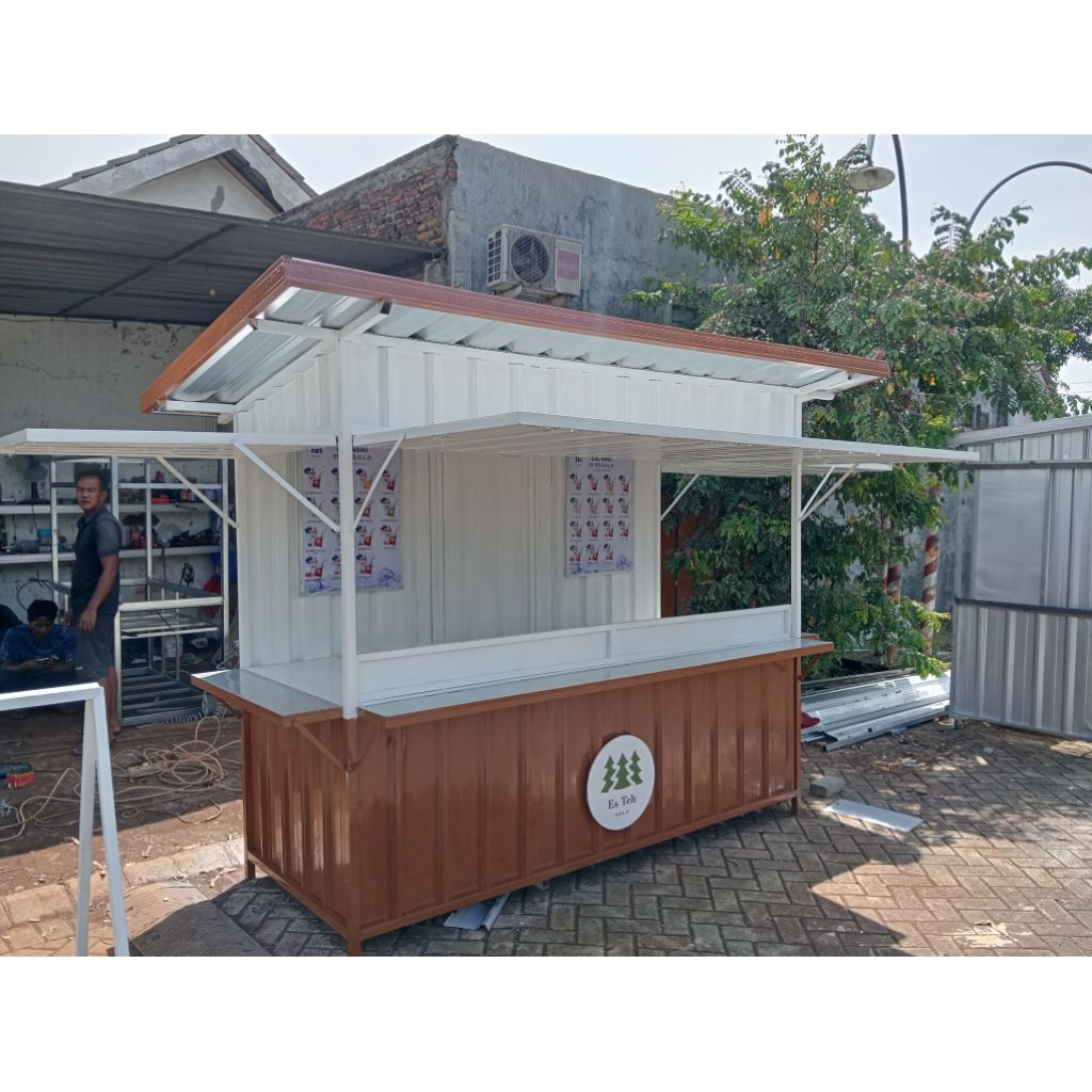 Booth ukuran 2.5x1x2.3m