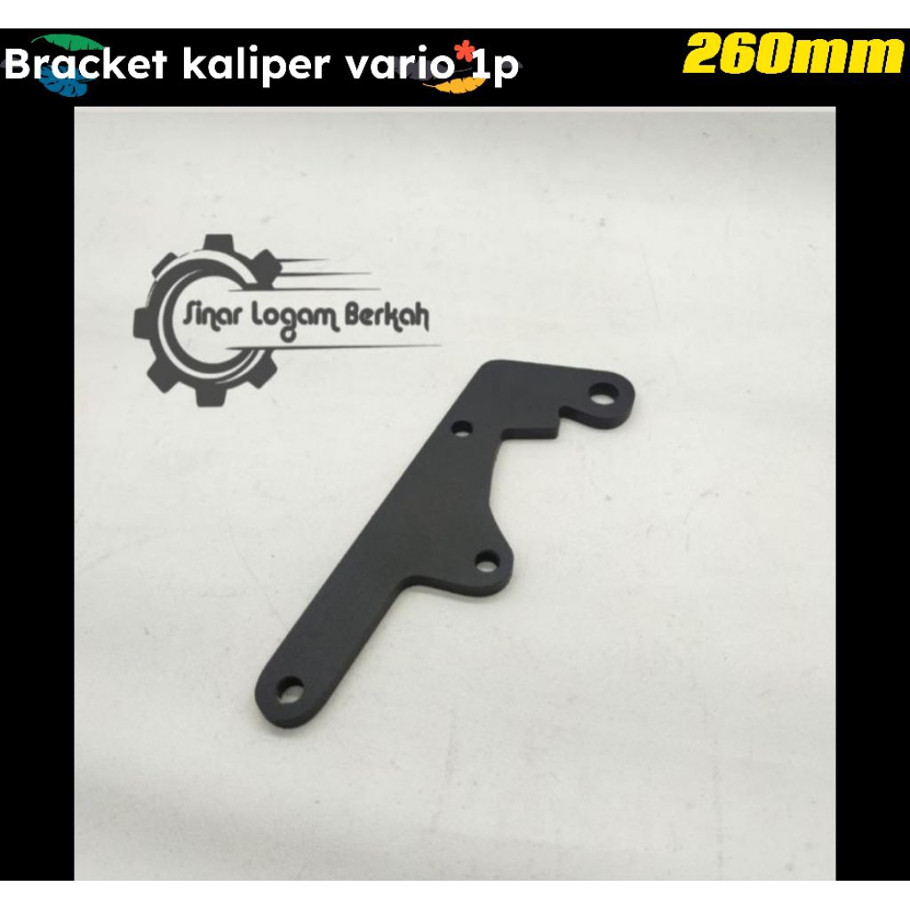 Bracket Kaliper Piringan Disc Cakram Depan Kaliper Standar Nissin 1 Piston Vario Beat 260mm