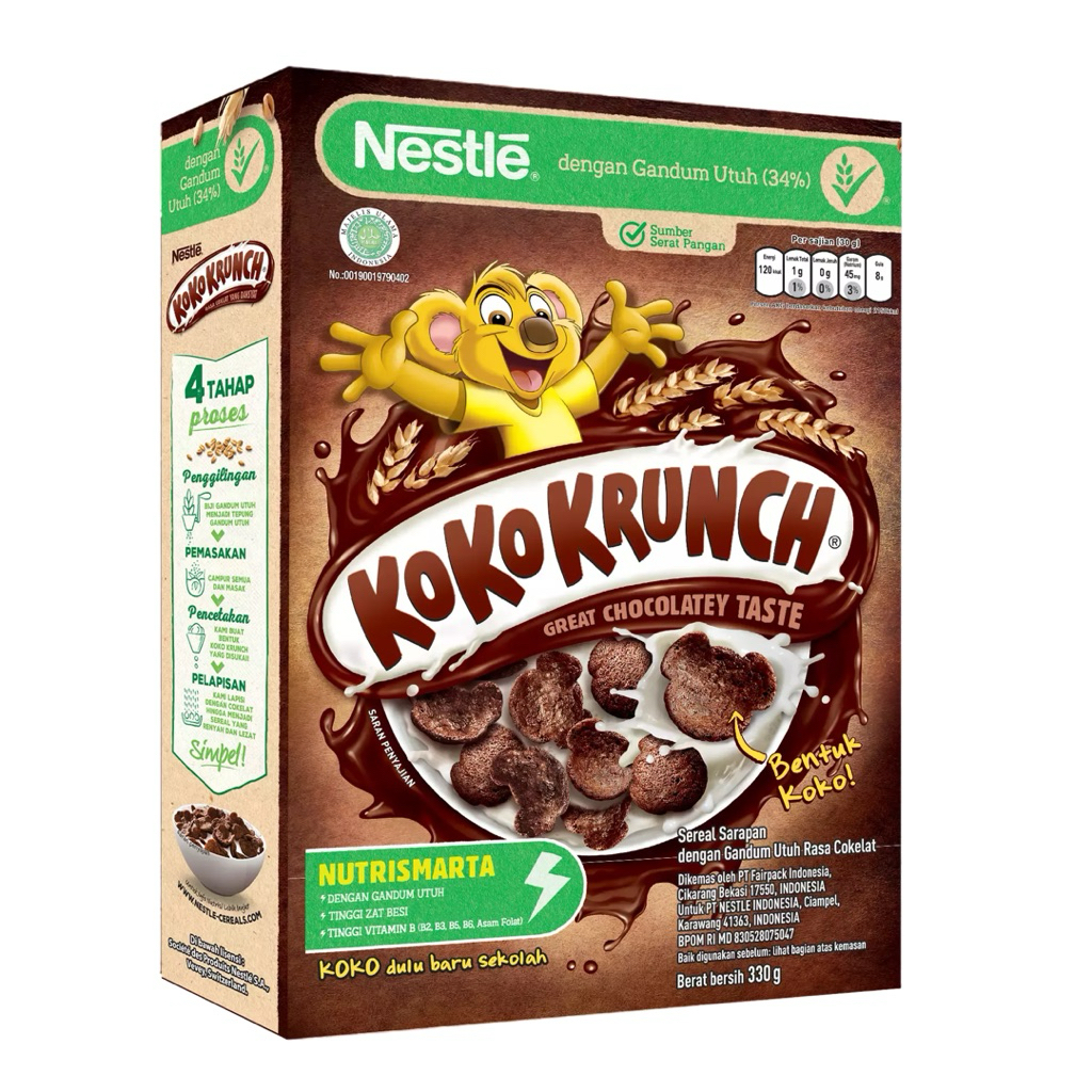 

NESTLE Koko Krunch Sereal Rasa Coklat 170 Gram