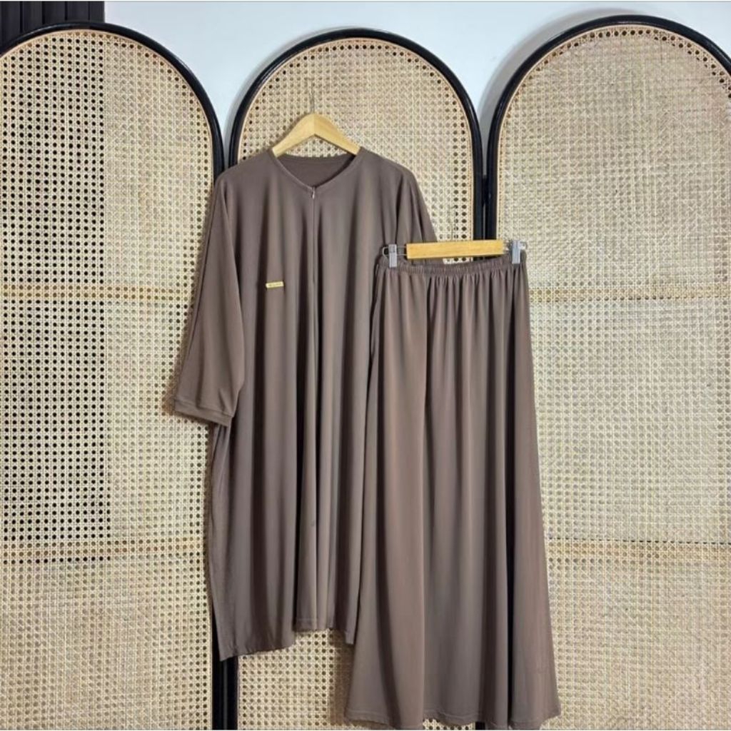 ONE SET / TUNIK ABAYA/ONE SET ATASAN BAWAHAN / TUNIK/ ROK