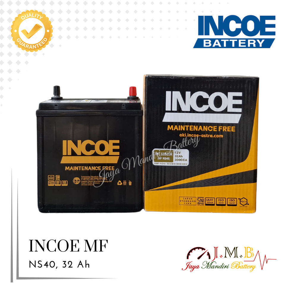 Aki Mobil Incoe MF NS40 Aki Kering Untuk Avanza, Xenia, Rush, dll