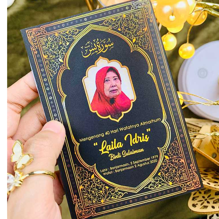 BUKU YASIN FOTO YASIN CUSTOM (LENGKAP) Tahlil, Al Waqiah, Al Mulk, Asmaul Husna dan SHOLAWAT NARIYAH