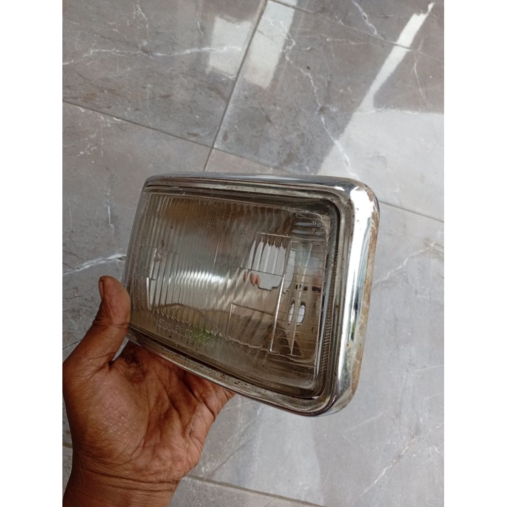reflektor lampu depan honda gl100 cdi honda win original