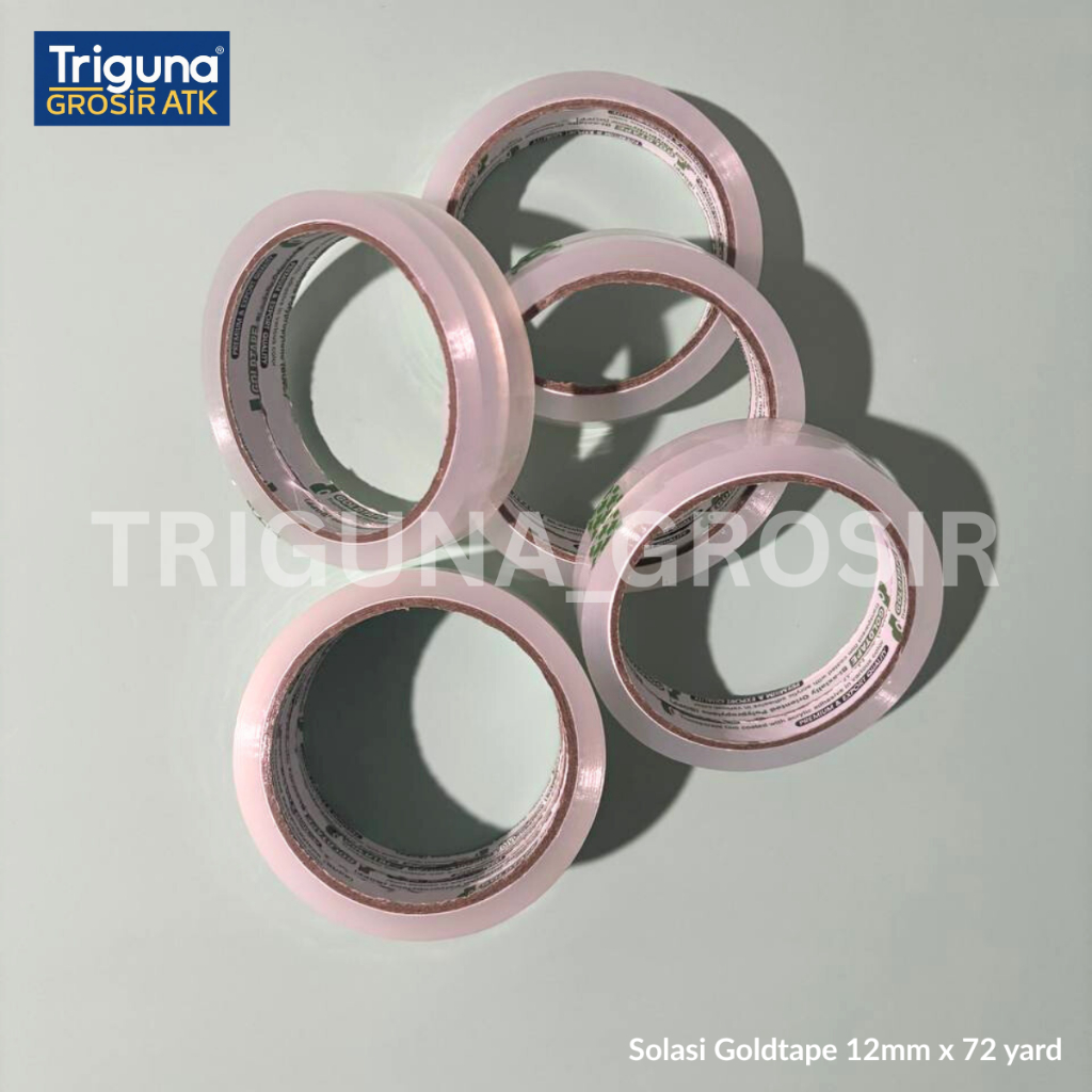 

Goldtape Solasi Bening Isolasi Selong 12mm 72 Yard