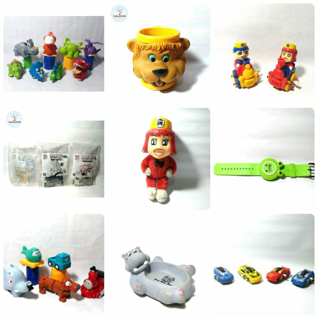 Mug Gelas Botol Tempat Minum Boneka Lego Hogo Maskot Mobil Kereta UFO Asbak Sabun Rautan Taro Hanako
