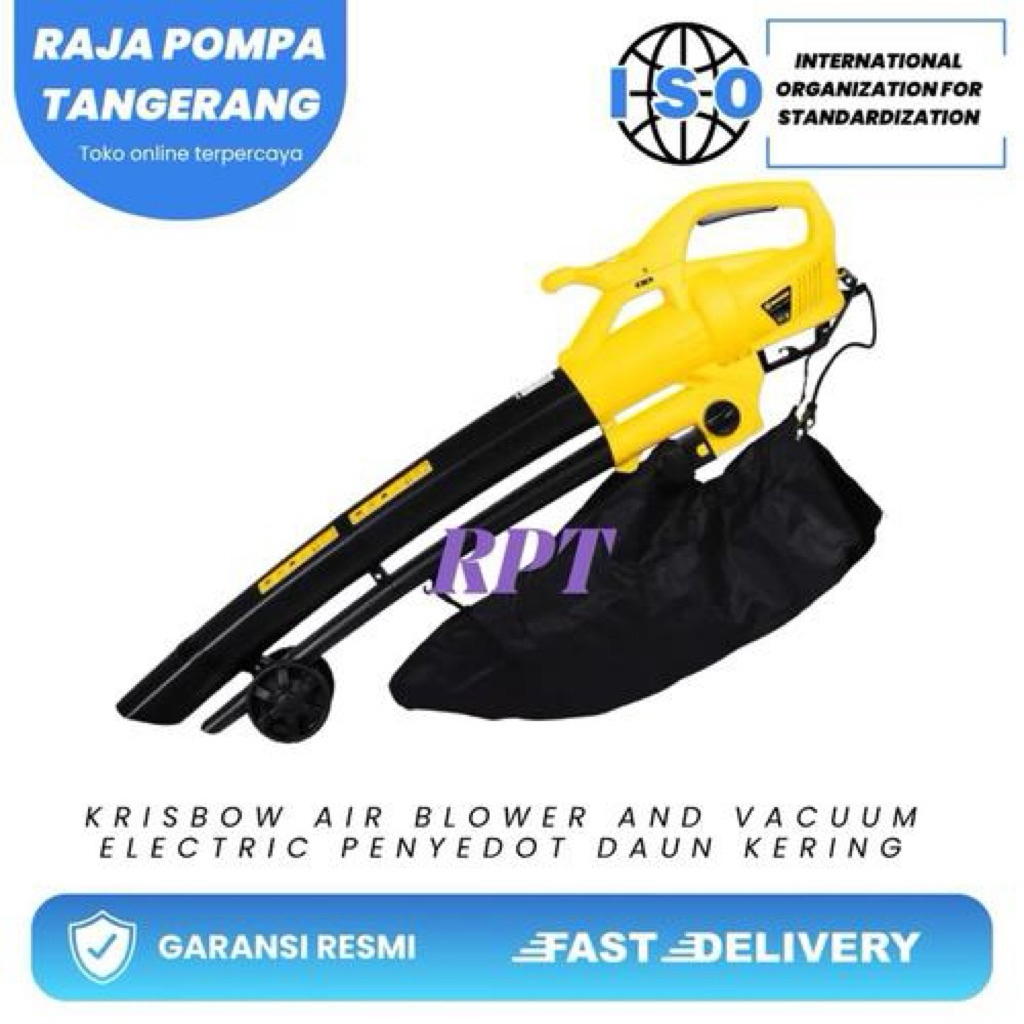 Krisbow Air Blower And Vacuum Electric Penyedot Daun Kering