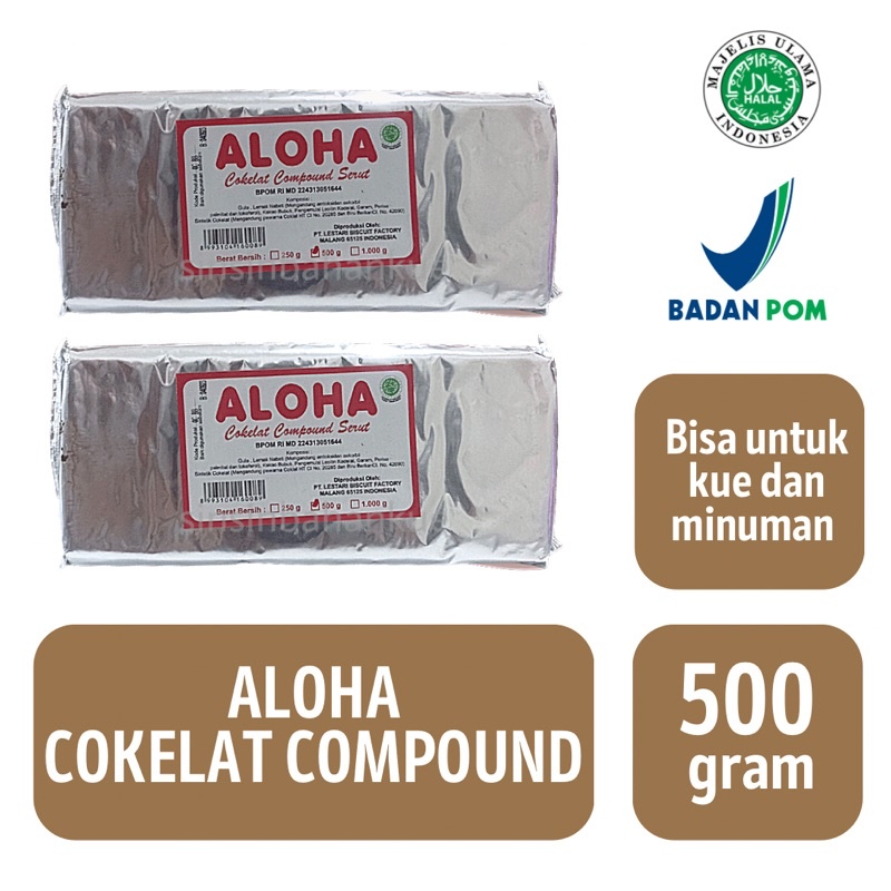 

Aloha Chocolate Compound Serut [500gram]
