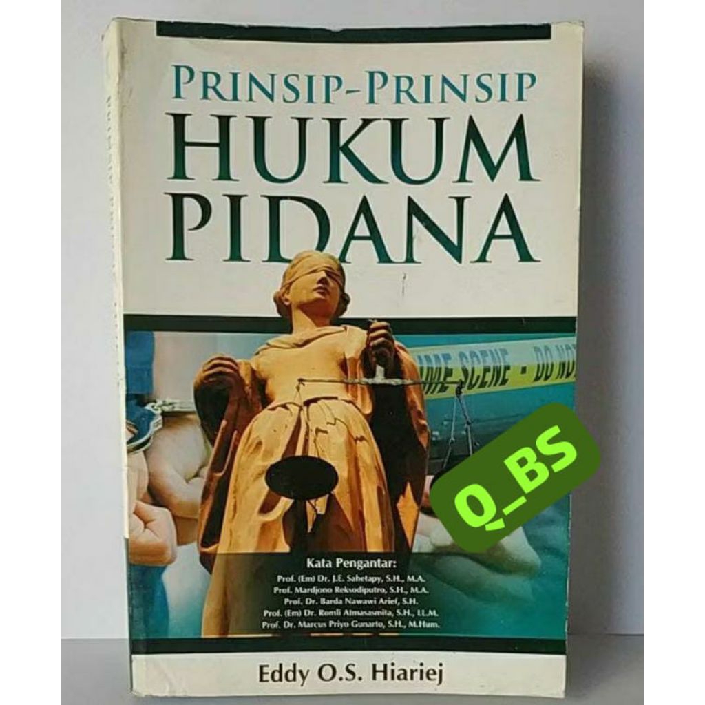 Prinsip Prinsip Hukum Pidana Eddy O.S.Hiariej .atmajaya