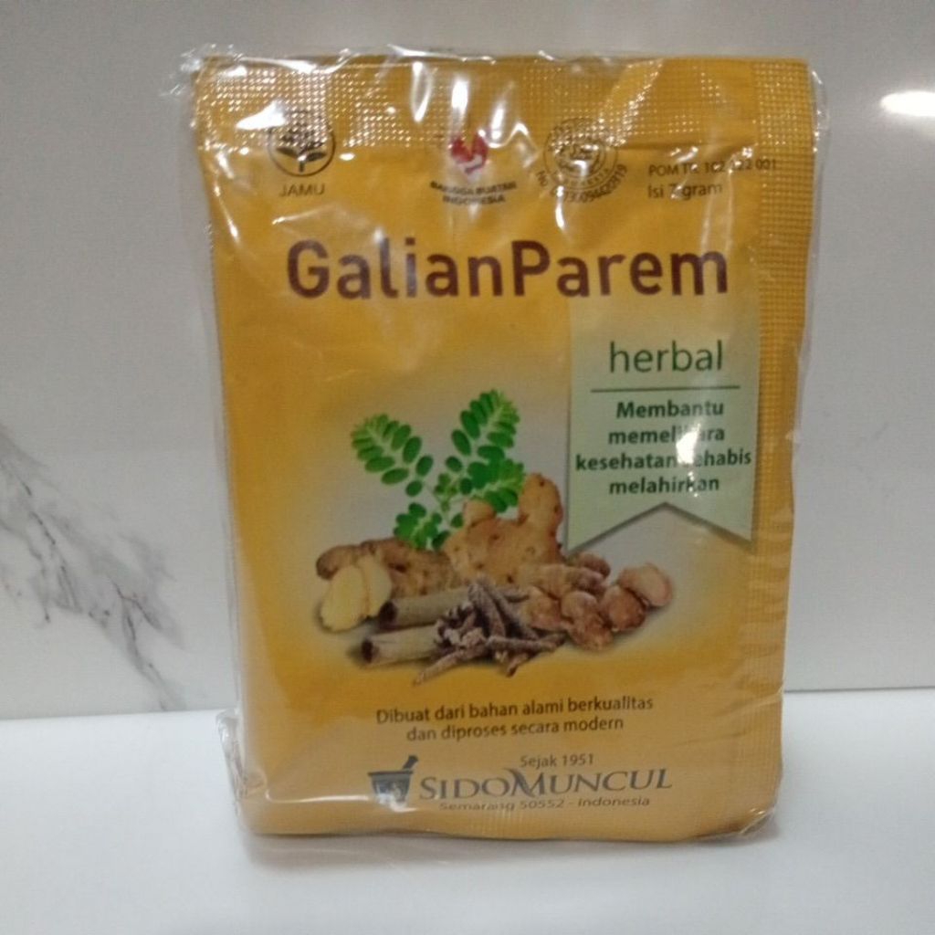 

Jamu Galian Parem Sidomuncul isi 10 sachet
