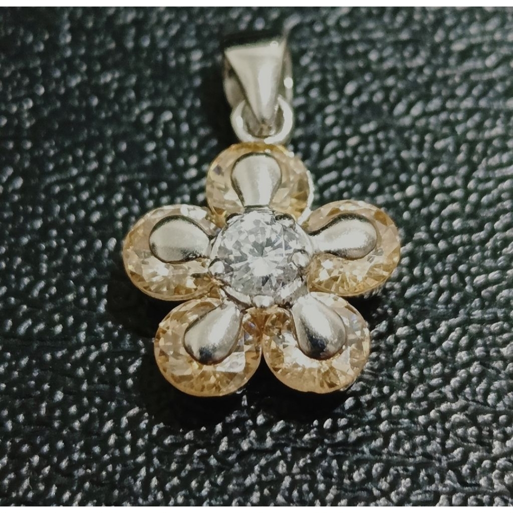 liontin perak s925 batu swarovski