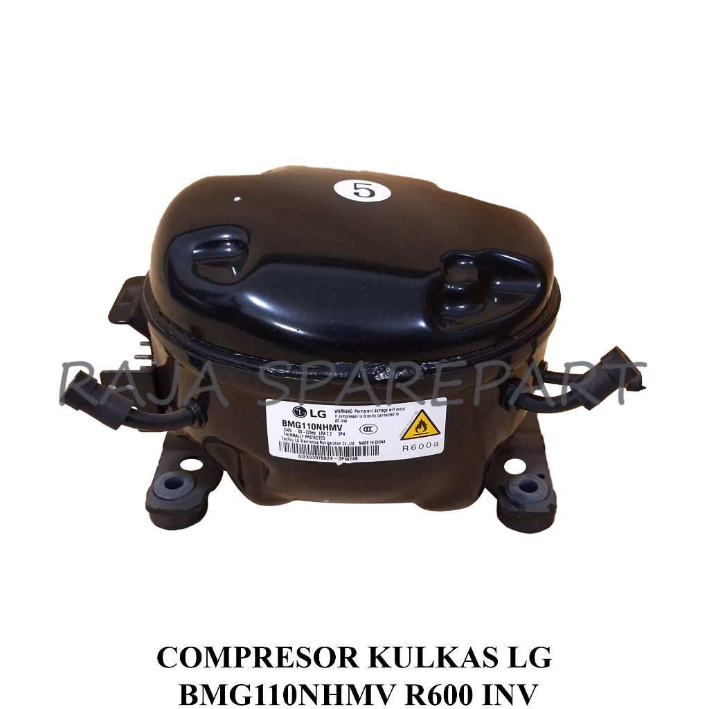 CKL1 KOMPRESOR KULKAS / COMPRESOR KULKAS LG BMG110NHMV R600 INVERTER / COMPRESSOR