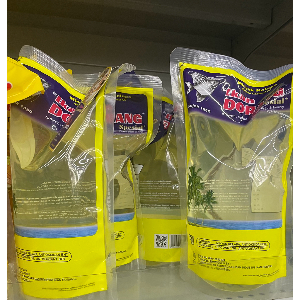 

Minyak ikan Dorang 900Ml