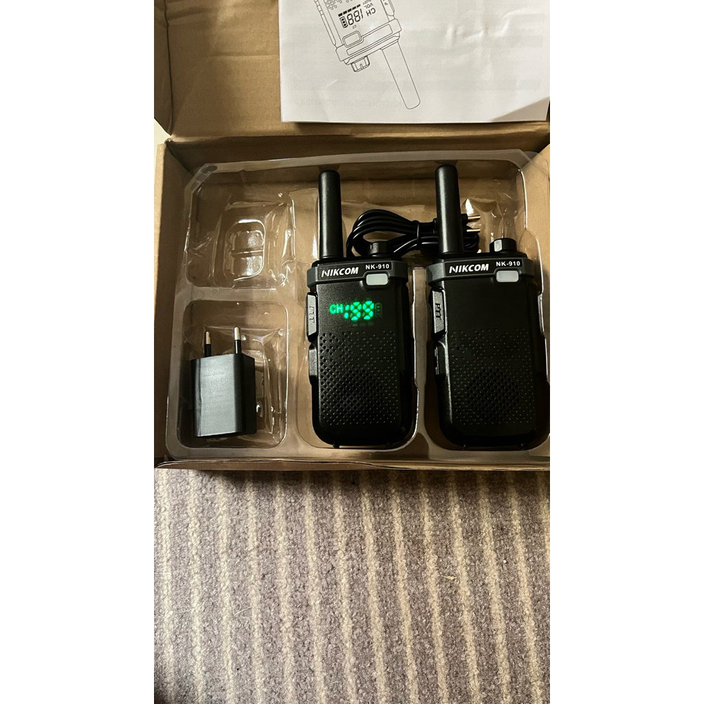 HT nikcom NK-910 wireless copy frekuensi