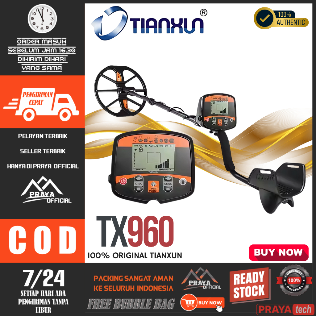 TIANXUN TX 960 TX960 METAL GOLD DETECTOR HUNTING BERBURU BUKAN TX850