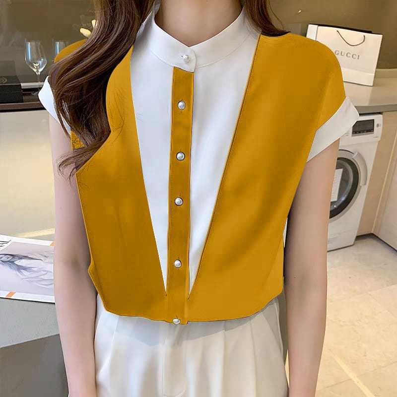 KEMEJA/ATASAN WANITA STYLE KOREA MODEL ADELLA