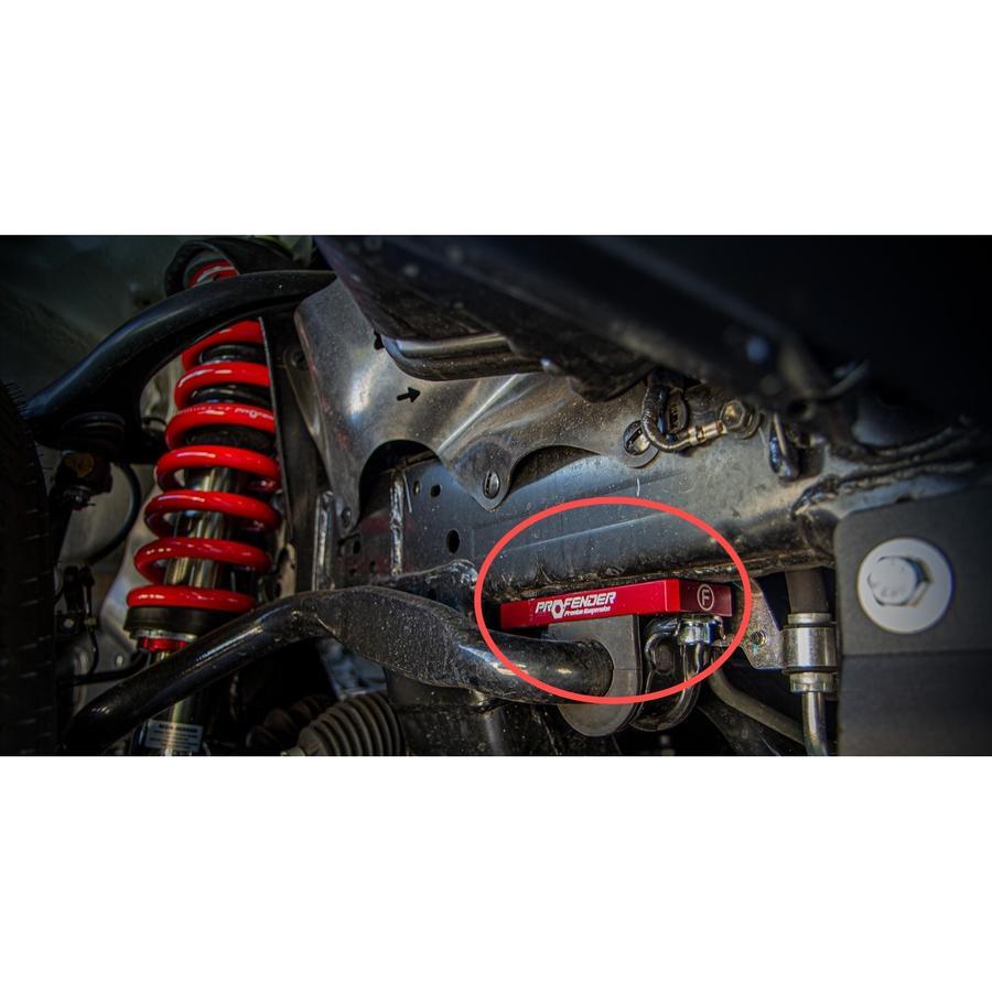 Aksesoris SWAYBAR Relocation kit Sway bar PLATE PROFENDER Shockbreaker Queen Tune OME BP51 Toyota Fo