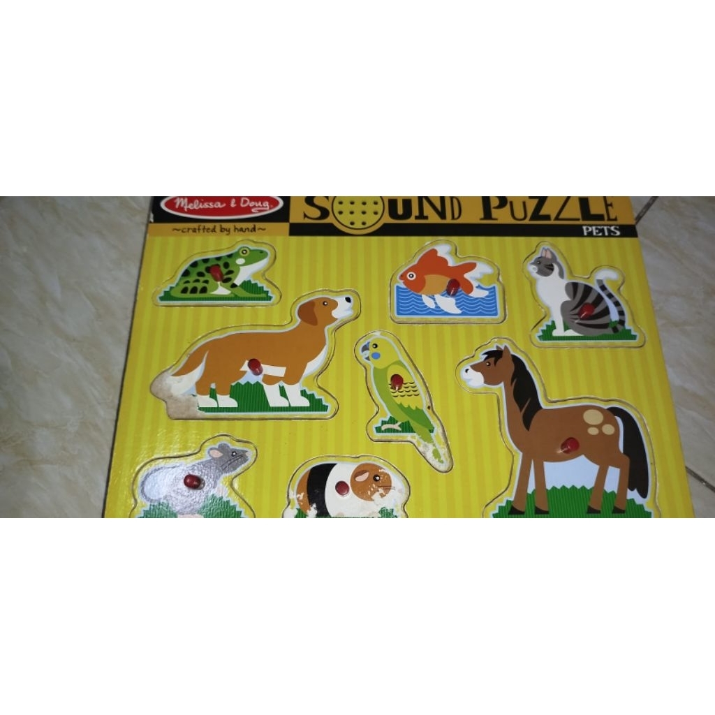 Mainan anak edukasi puzzle hewan/mainan puzzle