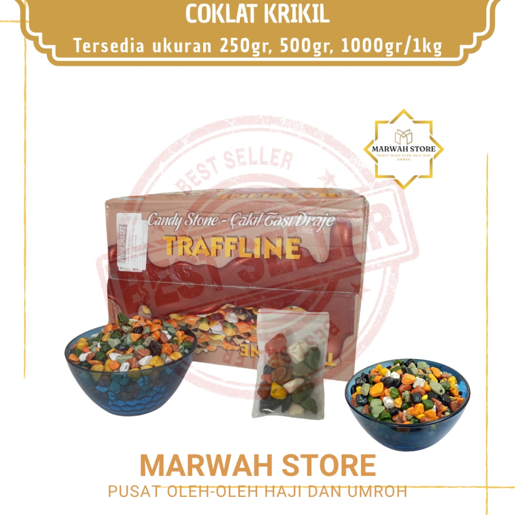 

Coklat Kerikil Arab Manis 250gr, 500gr, 1kg | Oleh-oleh Haji dan Umroh