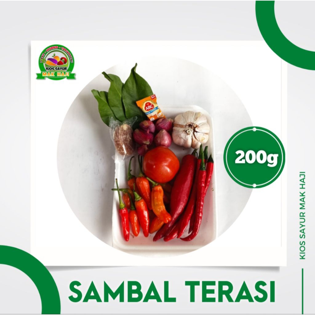 

Paket sambel terasi 1pcs