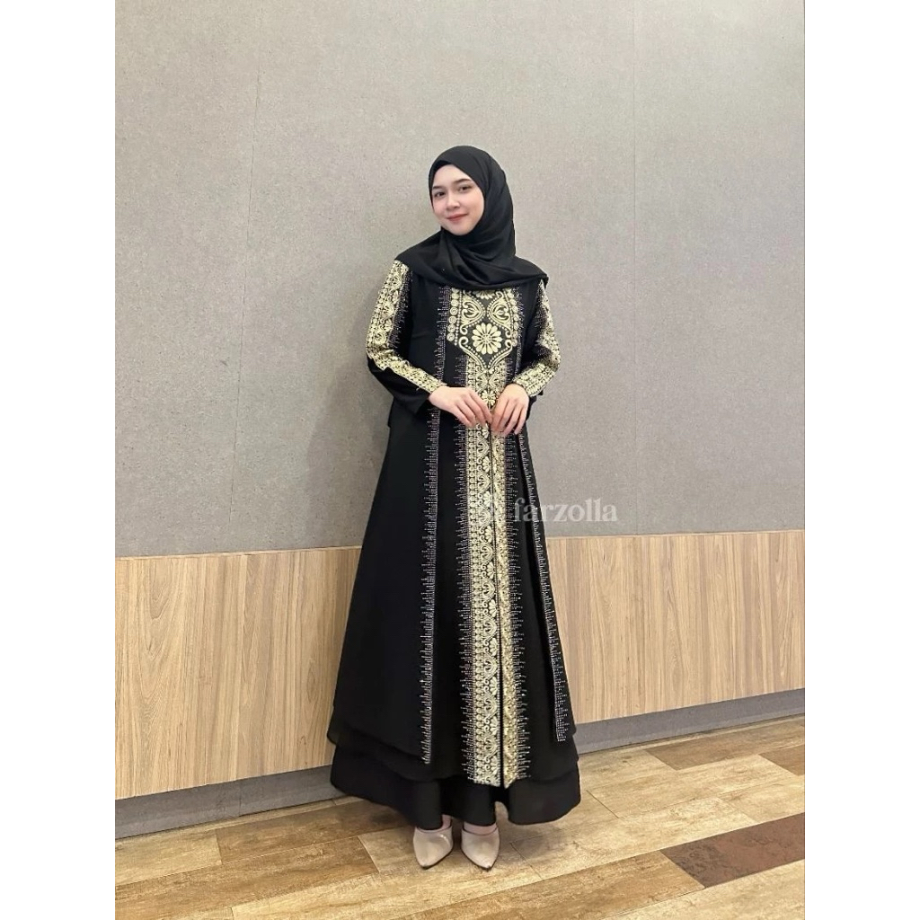 Gamis Abaya Turkey Hawa Zarina Maxy Dress